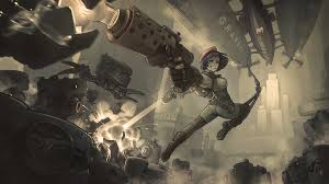 Maybe you would like to learn more about one of these? Pictures Pistols Warriors Red Riding Hood Steam Dieselpunk 1920x1080