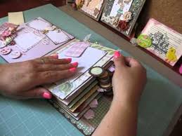 Baby Girl First Year Scrapbook Album Youtube