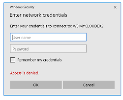 Why does western digital need my email address? Windows Security And Enter Network Credentials Pop Microsoft Community