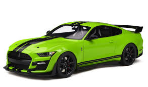 1 18 Gt Spirit Gtspirit Ford Mustang Shelby Gt500 Grabber Lime Resin Car Model Shelby Mustang Shelby Gt500 Ford Mustang