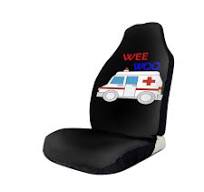 Amazon.com: Car Seat Cover Wee Woo Ambulance Amr Funny EMS ...