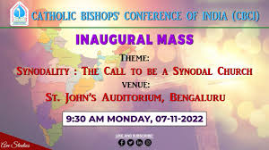 07.11.2022 | Monday | Inaugural Holy Mass | CBCI | St. John's Auditorium. -  YouTube