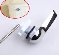 1 pz nuovo serbatoio wc universale leva di scarico finitura cromata per uso  domestico chiave per wc maniglia adatta alla maggior parte dei servizi ...