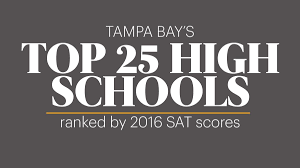 tampa bay area high schools ranked by sat scores tampa bay