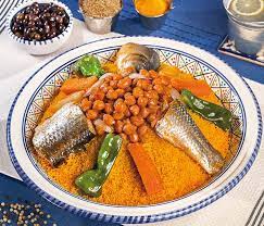 1 kg de merou ou daurades colins grondins merlans mulets (à votre convenance). Recette Cuisine Tunisienne Couscous Poisson Iam Hana Banana