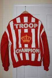 Troop Jacket Red Brand New With Tags 80 S Style Supreme Vintage Red Jacket Retro Fashion 80s Fashion