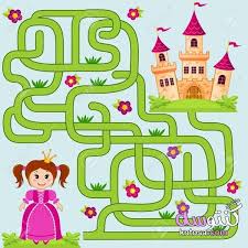 رسومات متاهة للاطفال متاهات بسيطة للاطفال متاهة للاطفال ملونة لعبة المتاهة للاطفال بالصور kntosa com 09 19 155 maze games for kids kids vector cute princess