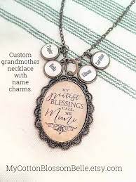 Nana Jewelry Necklace For Grandma With Grandchildrens Names Etsy Nana Jewelry Gold Choker Necklace Diamond Choker Necklace