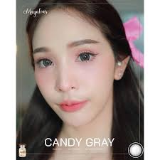 Candy Brown Gray คอนเเทคเลนส์ สีเทา สีน้ำตาล Bigeye gray  ✨คอนเเทคเลนส์กรองเเสง✨
