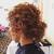 Natural Curly Low Bun