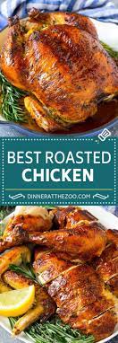 Roasted Chicken Recipe Whole Roasted Chicken Roast Chicken Chicken Dinner Lowcarb Whole Chicken Recipes Oven Roast Chicken Recipes Best Roasted Chicken