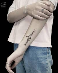 Lavender Tattoo On The Left Wrist Tattoo Artist Stella Luo Lavender Tattoo Arm Tattoos For Women Tattoos