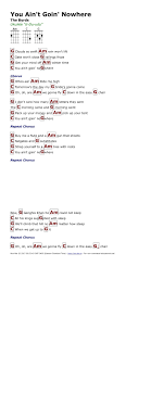 You Ain T Goin Nowhere The Byrds Http Myuke Ca Guitar Chords And Lyrics Ukulele Songs Ukulele Chords Songs