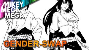 How To GENDER SWAP A CHARACTER IN ANIME MANGA with MIKEYMEGAMEGA - YouTube