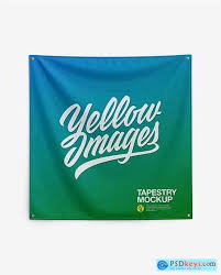 Home Decor Wall Tapestry Mockup 51543 In 2020 Wall Tapestry Tapestry Fabric Banner