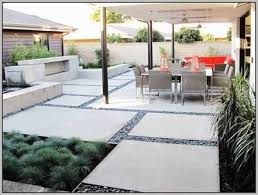 Image Result For Concrete Patio Ideas Nz Concrete Backyard Large Backyard Landscaping Backyard Retreat