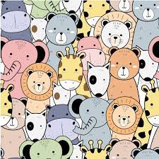 Freepik Graphic Resources For Everyone Cartoon Animals Doodle Patterns Seamless Patterns