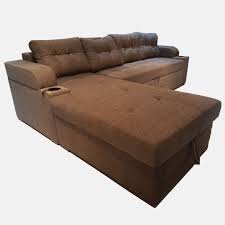 Check spelling or type a new query. L Shaped Sofa Bed With Lounger Storage Chocolate Brown
