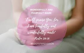 Wonderful are your works, and my soul knows it very well. Wonderfully And Fearfully Made