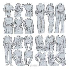 Clothing is very important in anime / manga character drawing. Clothes Outfit Sketches Skirt Drawing Reference Skirtdrawingreference Drawing People Drawing Reference Art Reference Poses