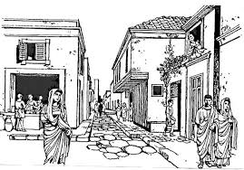 Pin By Star On Drawings Patterns And Templates Ancient Greek City Ancient Rome Roman House