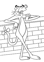 Pantera Cor De Rosa Para Colorir Pink Panther Cartoon Vintage Coloring Books Coloring Pages For Kids