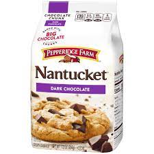 Pepperidge farm double chocolate nantucket dark chocolate ca. Crispy Dark Chocolate Chunk Cookies Pepperidge Farm