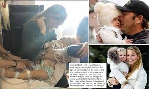 The toddler drowned in a pool in the neighborhood of coto de caza, california, on saturday. Bode Miller S Wife Posts A Gut Wrenching Photo Of Her Dying Baby Daughter Daily Mail Online