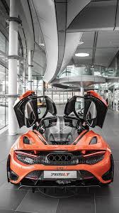 New 2021 Mclaren 765lt Arrives With 755 Hp L Studio Shots Sports Cars Luxury Super Cars Futuristic Cars