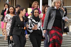 Ilhan omar outside of the capitol. Why Ilhan Omar Always Has Black Nail Polish In Congress