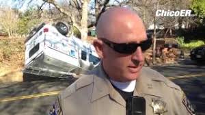 CHP Captain Ryan Stonebraker explains single vehicle rollover accident