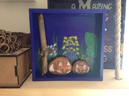 Tilki Ailesi Tas Boyama Kurslari Perili Atolye De Karsiyaka Izmir Tilki Atelier Taslar