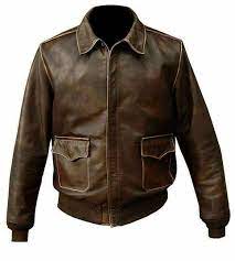 Condition Brand New With Tag Material Leather Color Brown Size Xxs To 4xl Inside Sof Brown Leather Jacket Men Leather Bomber Jacket Leather Jacket Men