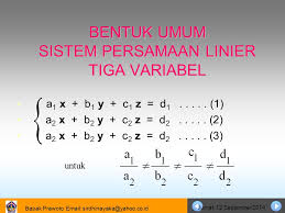 We did not find results for: Contoh Latihan Soal Soal Matematika Tentang Sistem Persamaan Linear Tiga Variabel