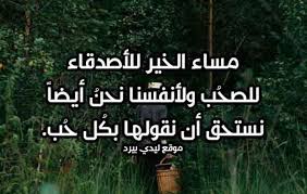 كلمات مساء الخير للاصدقاء ليدي بيرد