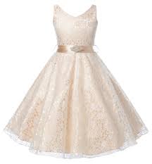 Hopefully They Ll Have The Right Sizes For Harper And Kaylee Beautiful Champagne Vestidos De Festa Para Meninas Vestido Florista Vestidos De Verao De Menina