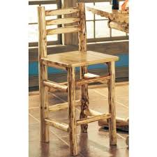 Pine Log Pub Chair Cabela S Pub Chairs Log Stools Pine Furniture