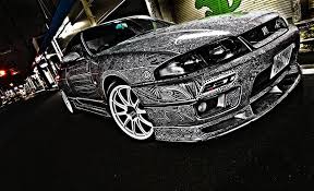 Guy Lets His Artist Wife Doodle With Sharpie Pen On His Nissan Skyline Gtr Gtr Car Nissan Skyline Gtr Skyline Gtr