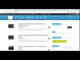 Hi, guys, is your sim was get locked by the puk? How To Sim Unlock Alcatel Mw40vd Locked To The Vodafone India