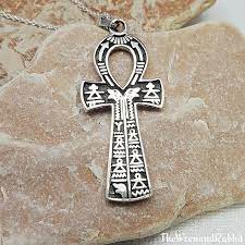 Sterling Ankh Necklace Pendant Eternal Life Immortality Etsy Ankh Necklace Ankh Pendant
