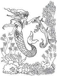 You can find here hard and detailed patterns, advanced animal drawings, simple colorings or easy outlines. Realistic Mermaid Coloring Pages Download And Print For Free Coloring Home