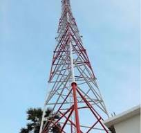Monopole Antenna Communication Pole Steel Tower