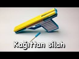 46 Kagittan Silah Nasil Yapilir Youtube Silah Origami Elisi Fikirleri