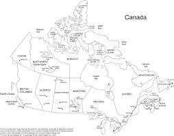 Canada Provinces and Territories Printable Maps - FreeUSandWorldMaps