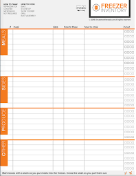 Oamm Freezer Inventory Worksheet Once A Month Meals Freezer Inventory Sheet Vegetarian Freezer Meals Freezer