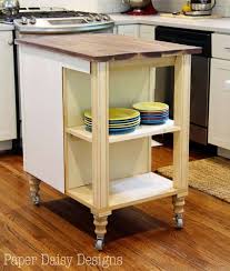 Chocolate fudge cake, fresh berry and fruit coulis. Diy Kitchen Island Cart Deeply Southern Home