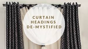 Pleat fingers are inverted and flow back instead of forward. Curtain Headings De Mystified