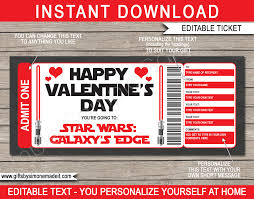 Considering this large number, i understand the growing need to learn how to get free amazon gift cards quickly. Valentine S Day Star Wars Galaxy S Edge Ticket Gift Voucher Template
