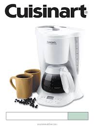 Making coffee before you make the first pot of coffee in your new cuisinart grind & brewthermal automatic coffeemaker, we recommend operating the coffeemaker once, using only. Cuisinart Dgb 300bk Dgb 300bk Manual