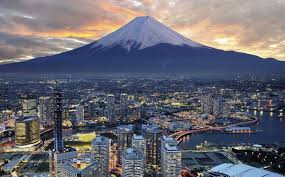 Japan Mount Fuji Wallpaper View From Landmark Tower 1865393 Hd Wallpaper Backgrounds Download